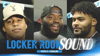 Locker Room Sound | Panthers players on win over Eagles