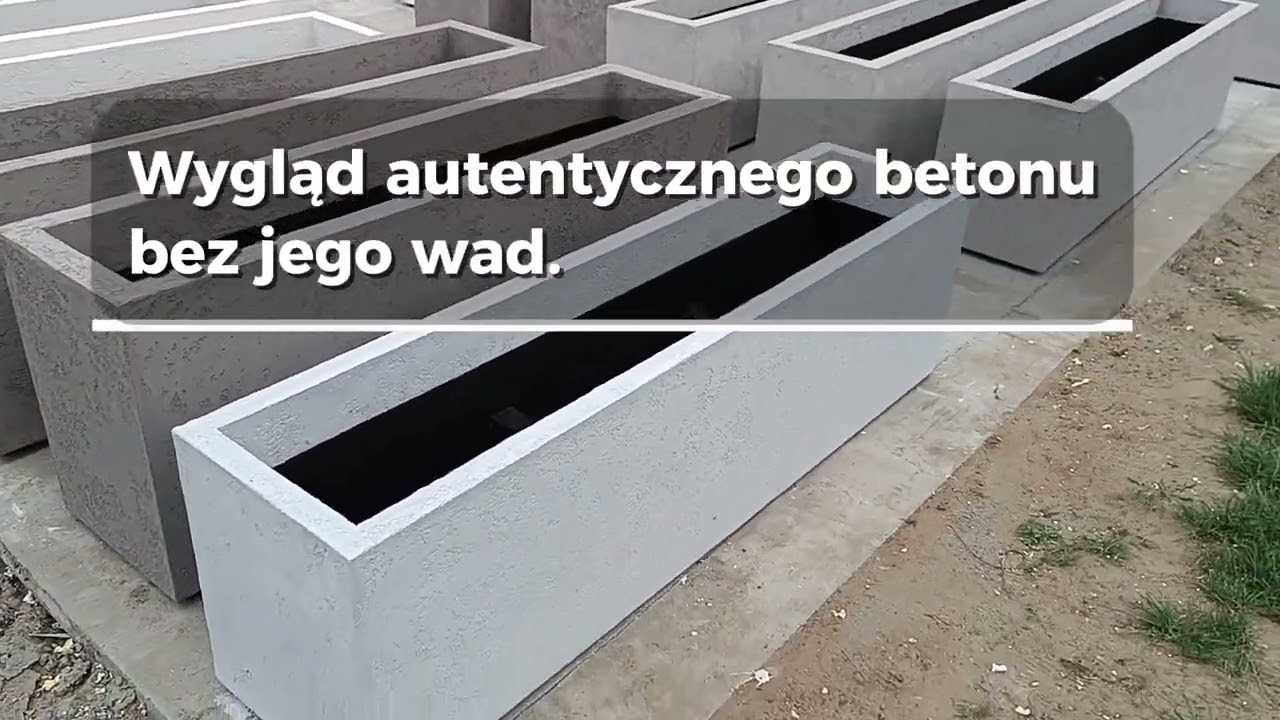 Nowoczesne donice ogrodowe na wymiar | Termodonice VanGog – wygląd betonu bez jego wad