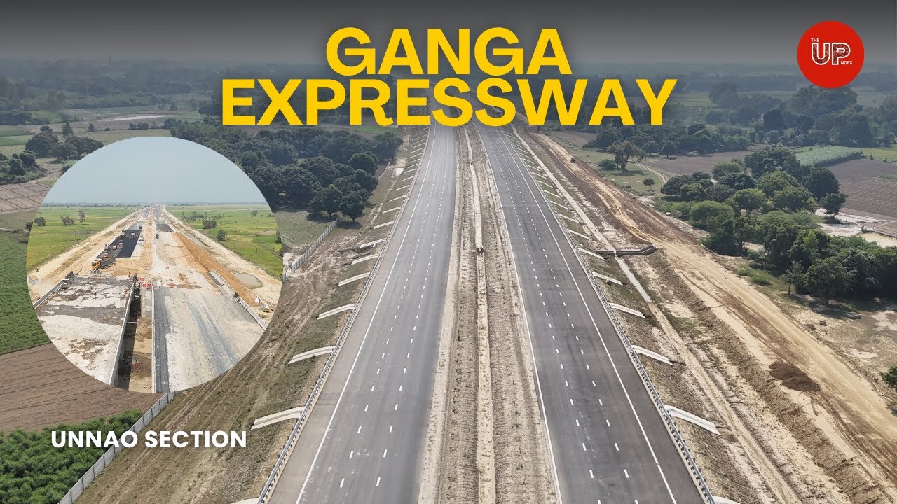 GANGA Expressway: Unnao Section | Great Progress | Package 8 and 9 | Latest Update #theupindex