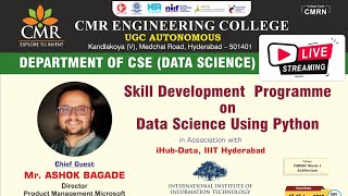 SKILL DEVELOPMENT PROGRAM ON DATA SCIENCE USING PYTHON [05-01-2026] | DAY -1 | SESSION - 3 | CMREC