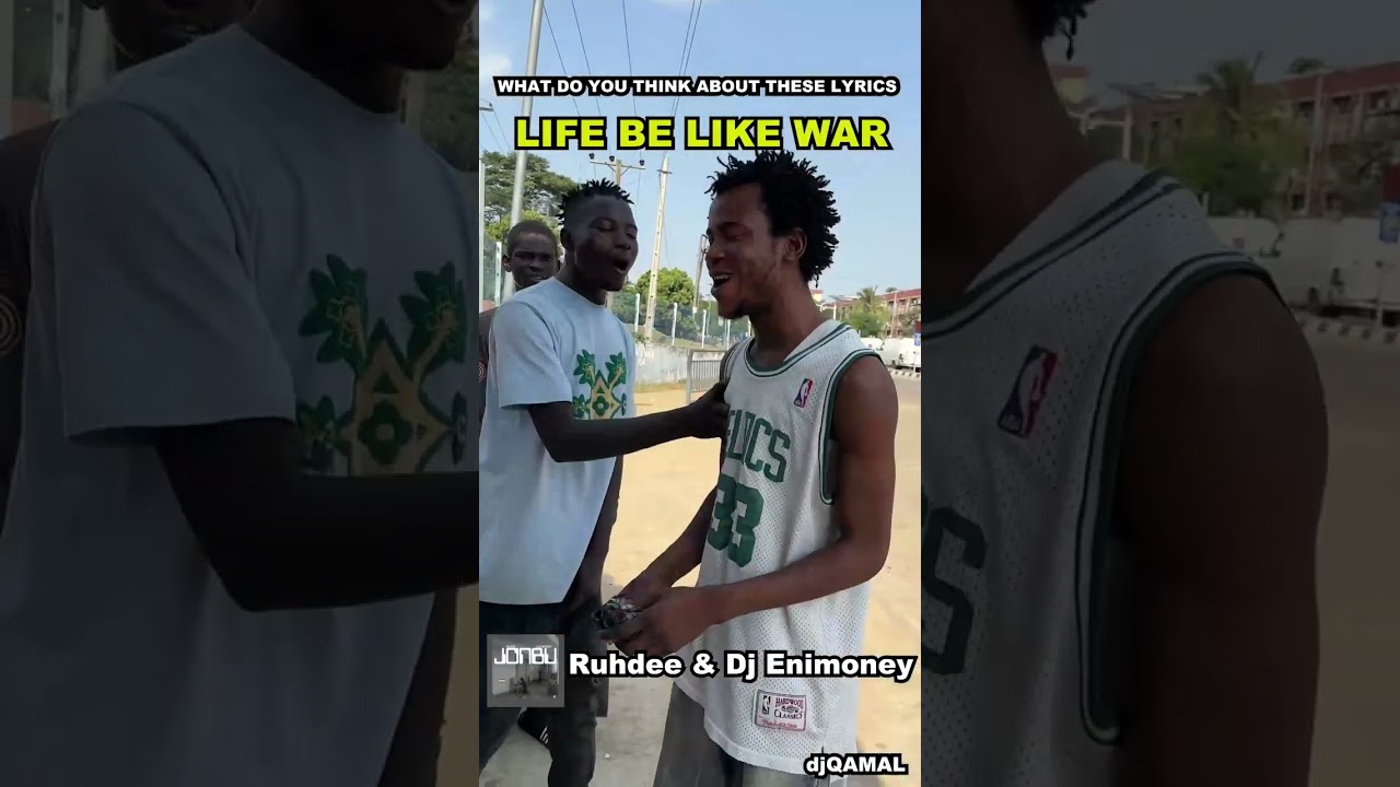 LIFE BE LIKE WAR lyrics from JONBU W/ RUHDEE & DJ ENIMONEY