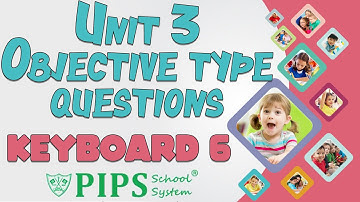 Class 6 unit 3 Objective type Questions