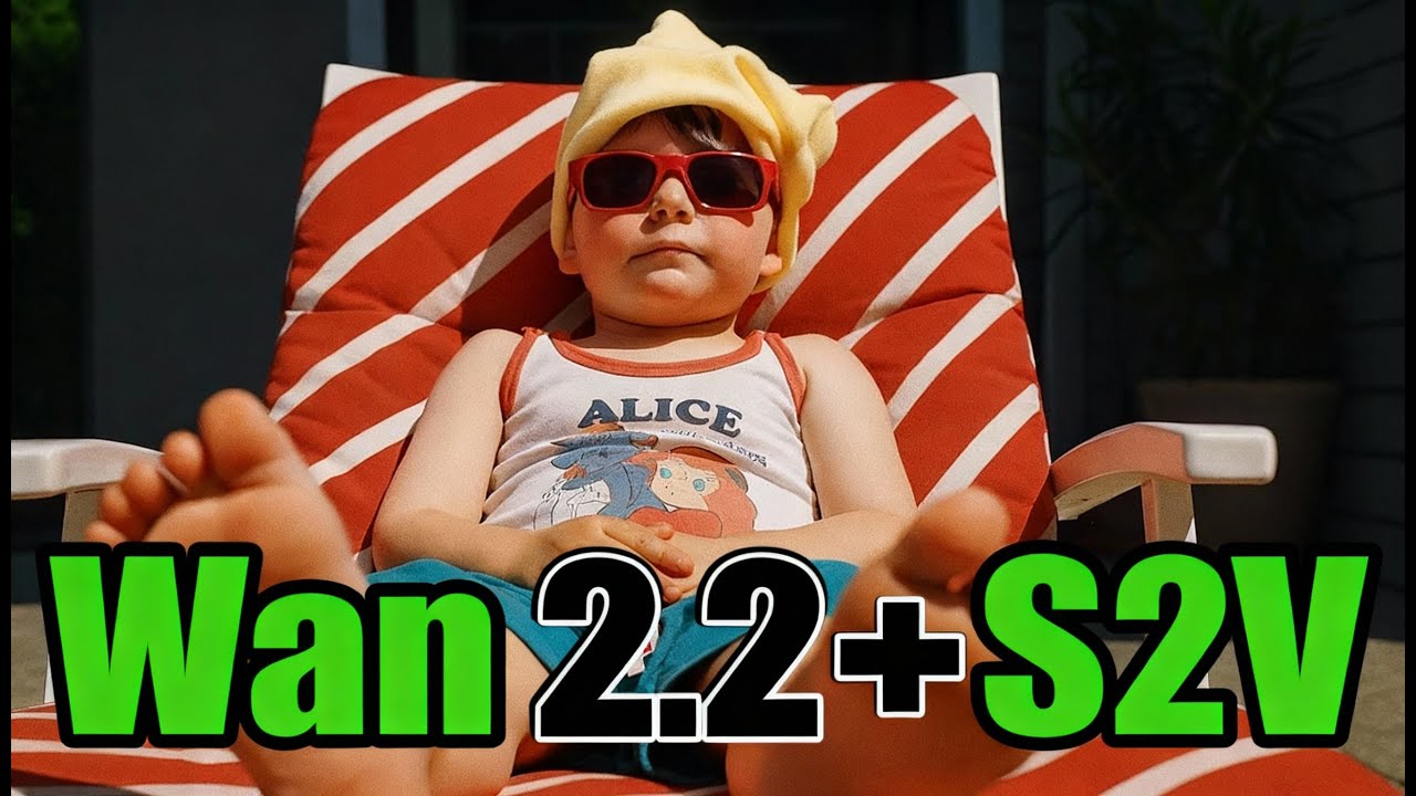 KI-Video mit WAN 2.2 und S2V generieren