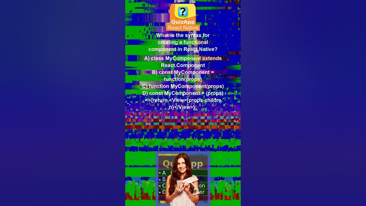 React Native What is the syntax for creating a functional component in ...