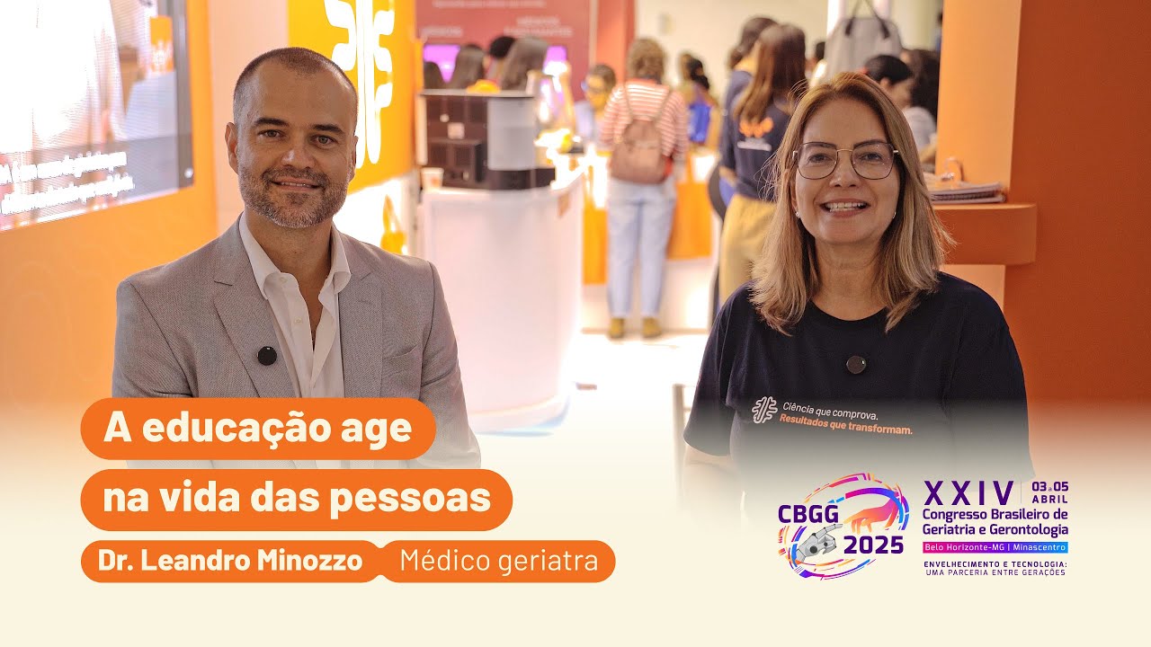"A educação age na vida das pessoas" - Entrevista com Dr. Leandro Minozzo no XXIV CBGG