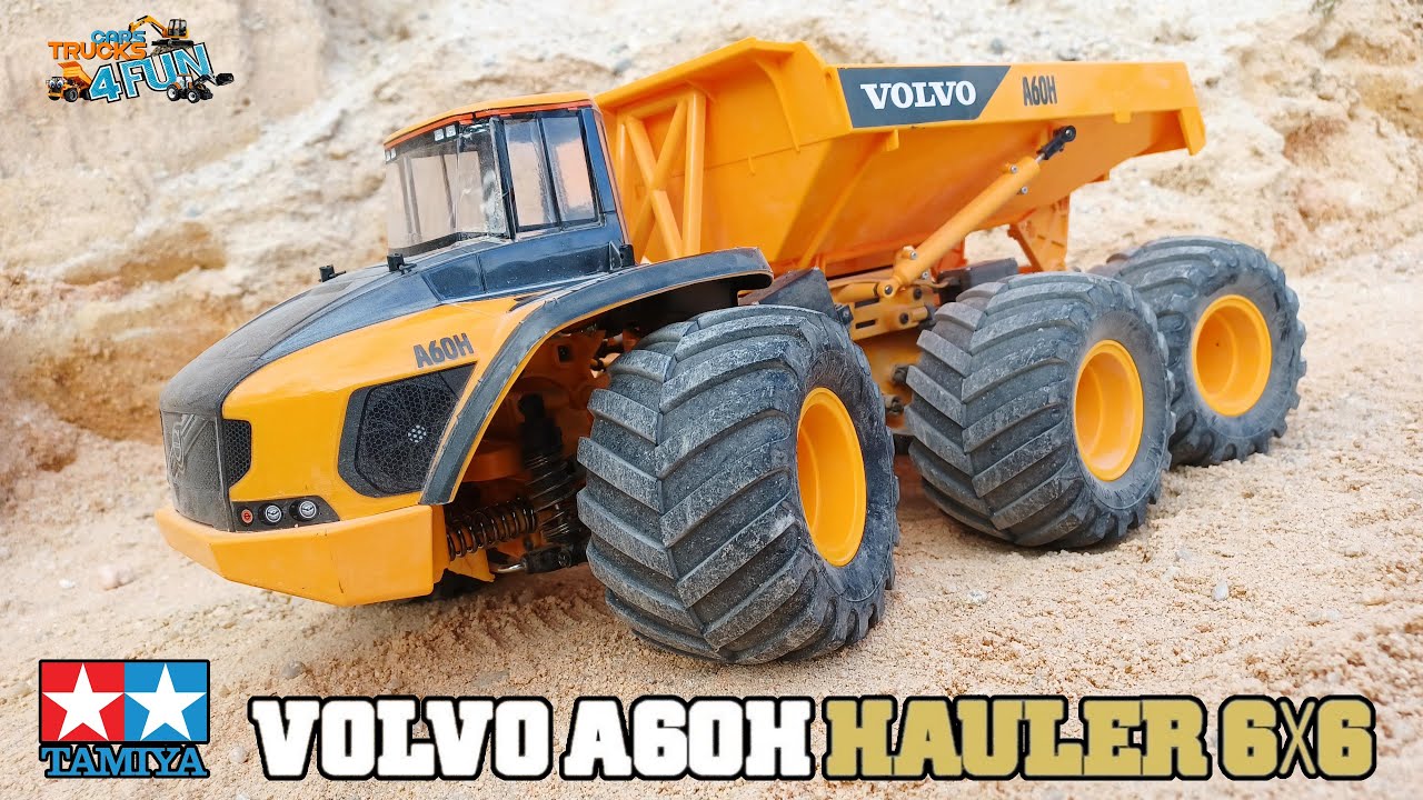 Volvo A60H Hauler 6x6 | 4WS Steering | Tamiya G6-01 | Unboxing & First  Drive | Cars Trucks 4 Fun