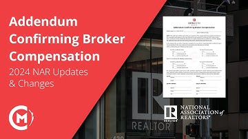 Addendum Confirming Broker Compensation | Central Metro Realty