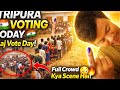 Tripura Voting Today || TTAADC Aj Vote Day Full Crowd 🏆🏆