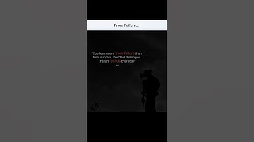"Learn from failur " #motivation #resilience #success