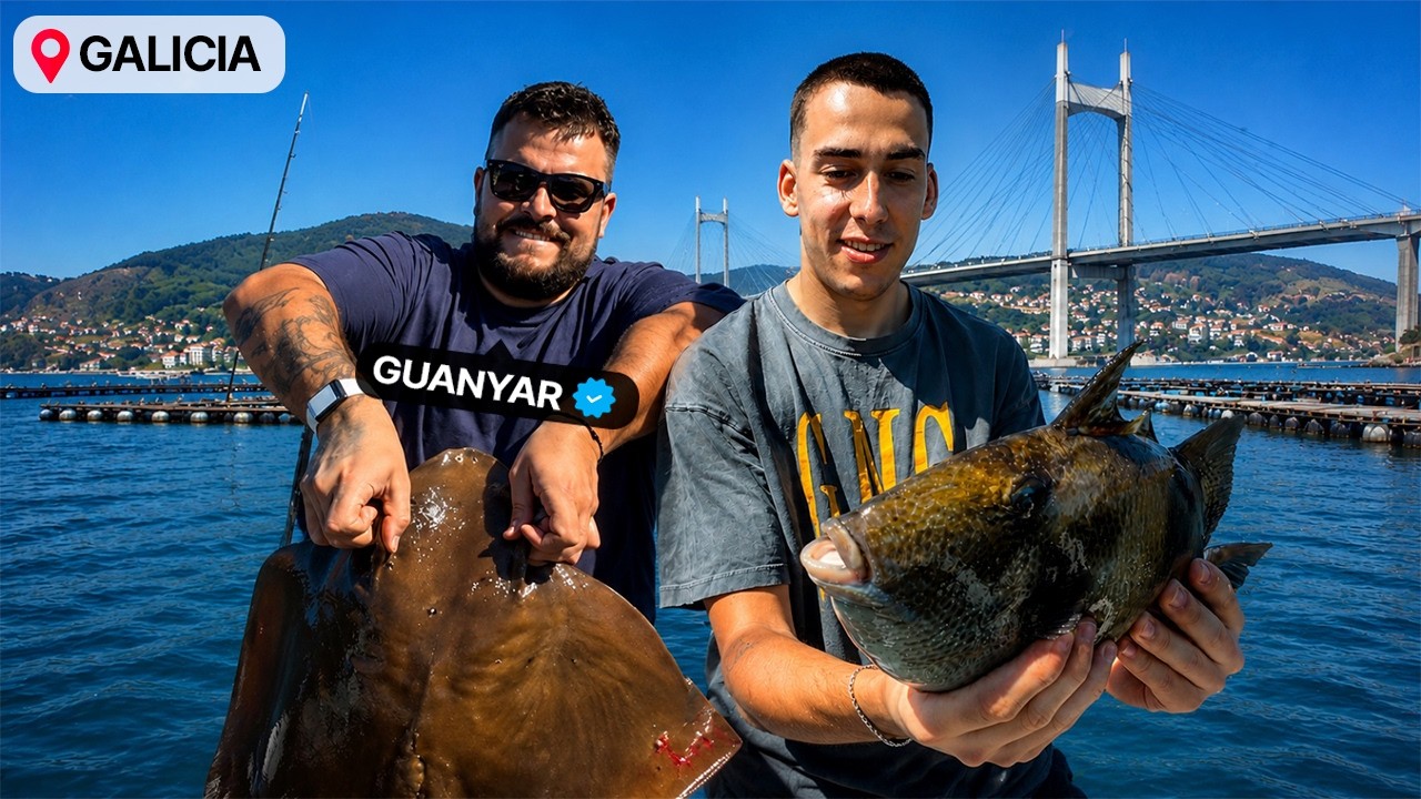 Fui a PESCAR con GUANYAR en Galicia.