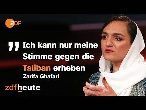 Zarifa Ghafari: Hoffnung einer ganzen afghanischen Generation | Markus Lanz vom 02. September 2021