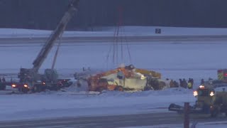 Severe winter weather interferes with Bangor plane crash investigation