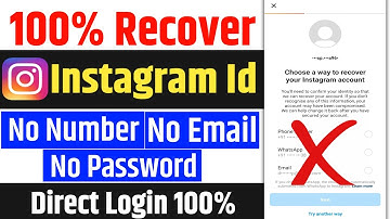 How To Recover Instagram Account Without Email and Phone Number 2025 | Recover Instagram Account