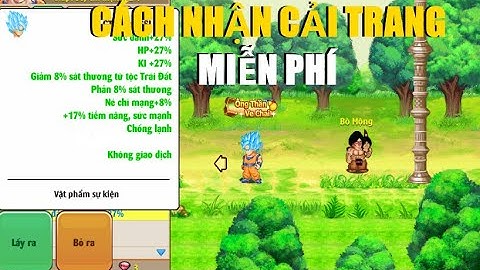 Tập3 : Ngọc Rồng Online -  Cách Nhận Cải Trang Miễn Phí, Có Thể Bạn Chưa Biết !