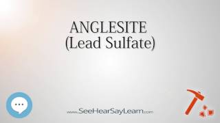 ANGLESITE Lead Sulfate 🔊