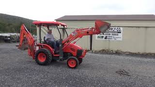 2013 Kubota B26 Compact Tractor Loader Backhoe 4X4 Skid Steer Quick Attach Hydro For Sale Saxton PA