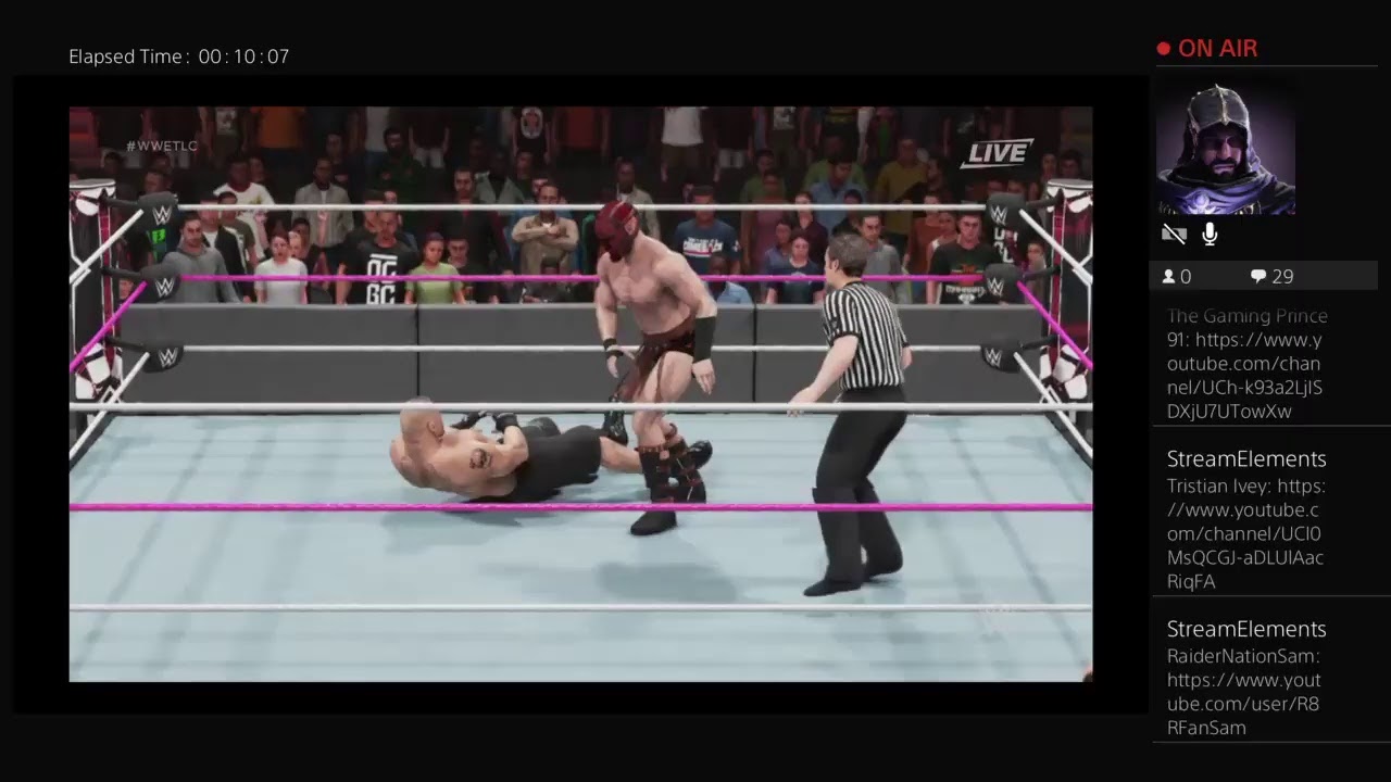 WWE 2K19 Rellik vs. Brock Lesnar (TLC Tables, Ladders & Chairs '17) YouTube