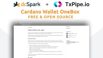 Introducing Cardano Wallet OneBox (wob). A single tool to easily create Cardano wallet backends