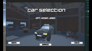 3D Racer XIV:  Car Selection