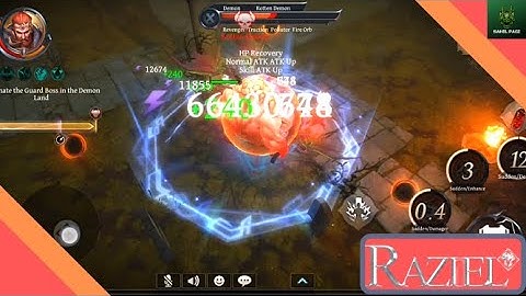 Raziel dungeon Arena gameplay |Demon land floor 4 5 and 6 |