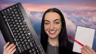 [ASMR] Asking You Hard Questions Until You Fall Asleep | Typing & Writing screenshot 5