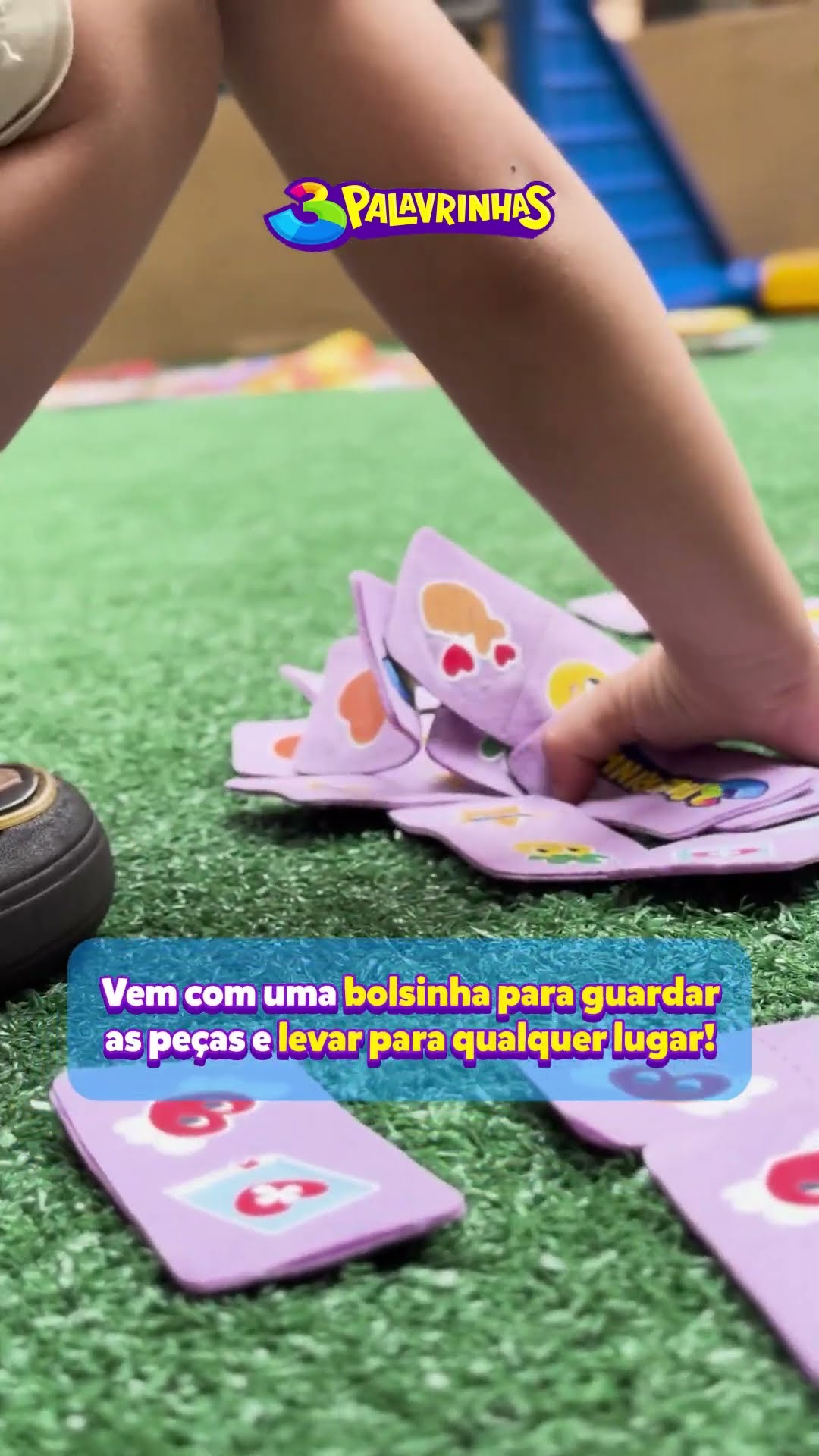 Dominó 3 Palavrinhas: Aprender brincando nunca foi tão especial! #3palavrinhas #montessori