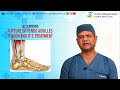 Tendo Achilles tendon rupture( एड़ी की नस टूटना )