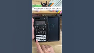 How to convert the calculation result between decimal value and fraction value in NEWYES NY-82MS