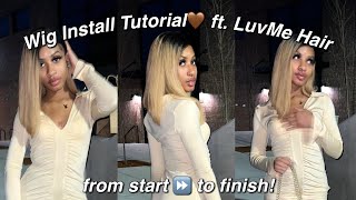 Wig Install Tutorial + My SECRETS to Keep it Laid! | ft. LuvMe Hair