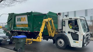 WM Mack Python Garbage Truck Packing Providence Recycling 