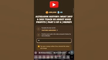 Altseason History: What 2017 & 2021 Teach Us About Huge Profits | Part 2 of 6 #memefi new video cod