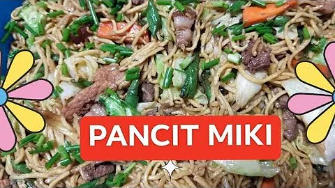 PANCIT MIKI|BISAYA MENU