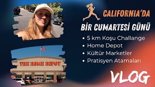 Californiada Bir Cumartesi Vlogu Koşu, Alışveriş Ve Şeftali