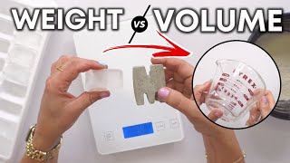 WEIGHT Versus VOLUME | EASY | How To Mix Epoxy Resin