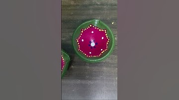 10 DIY Diya Decoration Idea||shorts||homemade diyas#ytshorts#art  #diwalidecor #viral