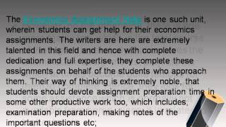 Economics Assignment Help