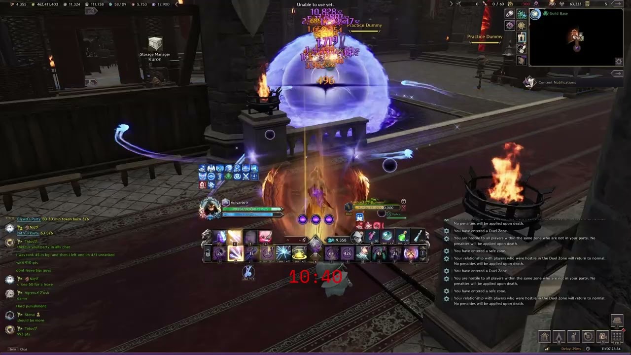 Throne and Liberty Wand Orb (Oracel) ~23s test