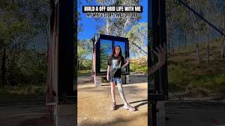 Build a off grid life with me #offgrid #diy #build #house #bush #newlife #freedom #newhouse #vlog