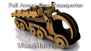 Full Armor Gear Transporter: 3D Assembly Animation (720HD)