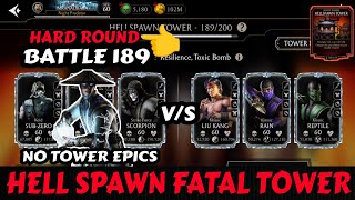 HellSpawn Fatal Tower | Hard Battle 189 | Beat By Diamond Team | Mk Mobile