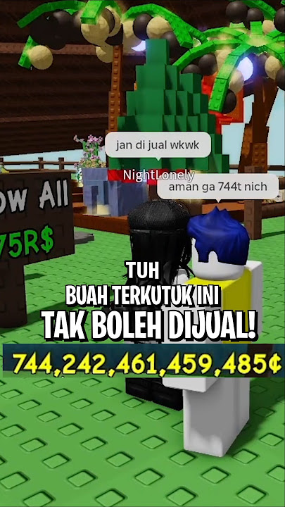 Aku Dikasi Buah Termahal di Dunia 744 Trilliun Tapi Terkutuk Jangan Dijual di Grow a Garden 😱