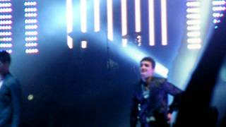 The Wanted singing Coldplay, Motorpoint Arena Sheffield - 18/02/12