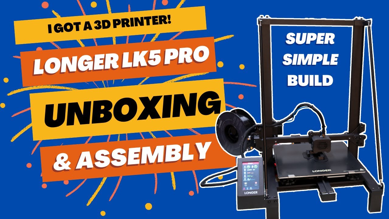 I Got a 3D Printer | Longer LK5 Pro Unboxing & Assembly - YouTube