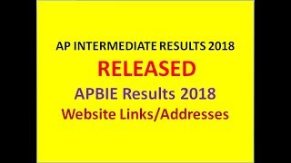 APBIE RESULTS 2018 | AP INTER 2ND YEAR RESULTS 2018 | BIEAP RESULTS 2018 | AP INTER RESULTS 2018 |