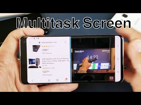 Galaxy S10 / S10 Plus: How to Use Split Screen View (Multi Window)