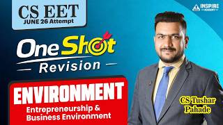 Cseet Environment One Shot Revision L2 | June/Oct 26 exam | CS Tushar pahade #cseet