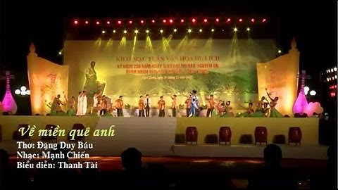 Về miền quê anh - THANH TÀI | Video chuẩn nhất|.