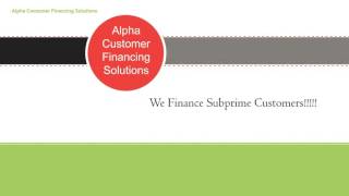 The Best Consumer Financing Options – Watch Now!