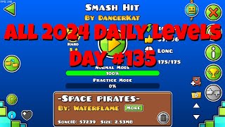 Completing Every Daily Level of 2024 - Day 135: Smash Hit by DangerKat