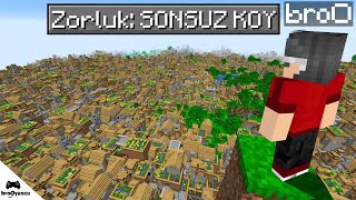 SONSUZ KÖYDE KAYBOLDUM 🥺 - MİNECRAFT